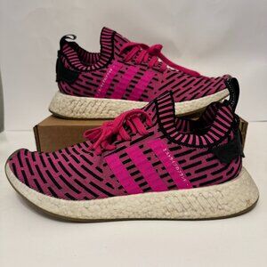 Adidas NMD R2 PK Men’s Running Shoes Pink Prime Knit Japan Size 11.5